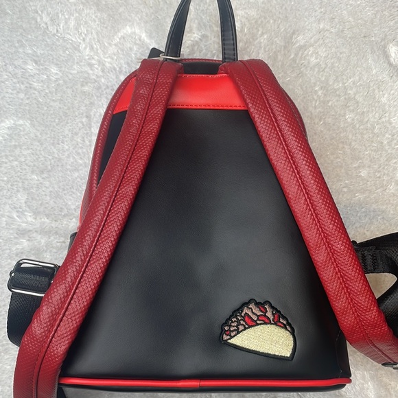 deadpool leather backpack Sprayground youll find a coordinating lining that perfectly complements the exterior design Deadpool Modo Backpack | your